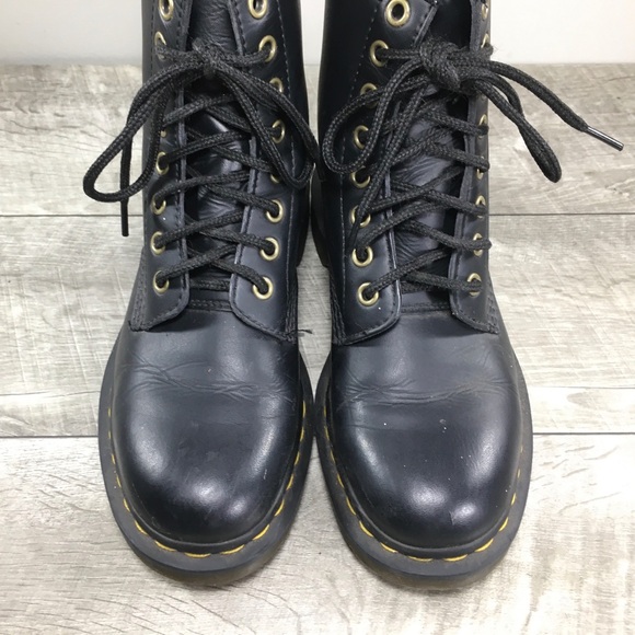 Dr Doc Docs Martens 14045 Vegan Felix Womens Combat Lace Up Boots Size UK 5 US 7 - Picture 5 of 11